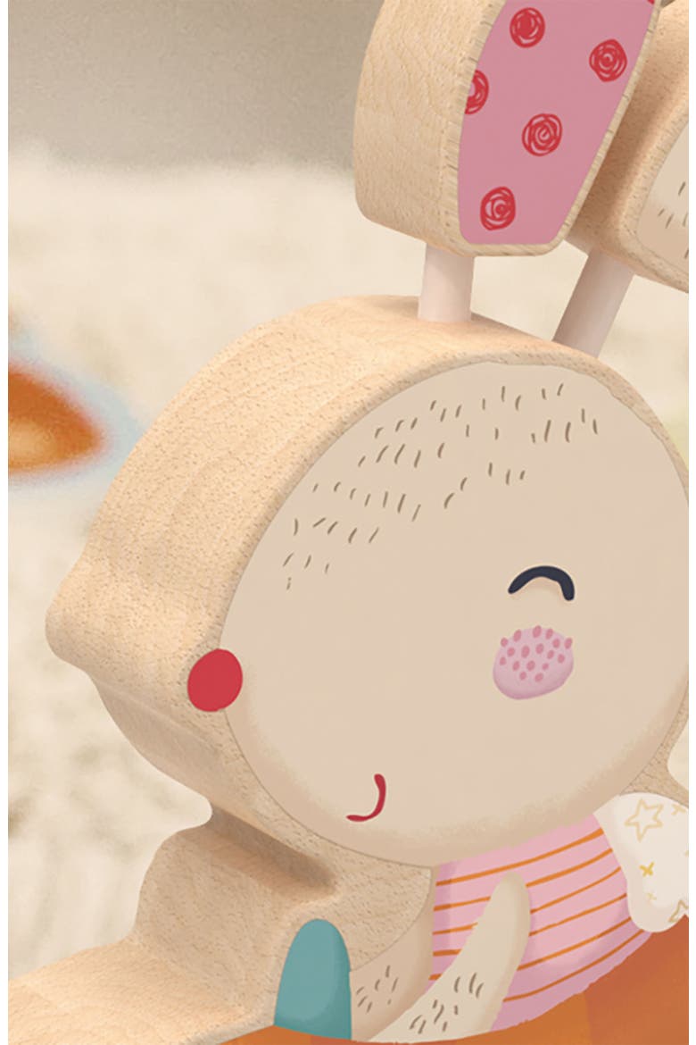 Pippa Bunny Push and Pull Toy, Alternate, color, Orange