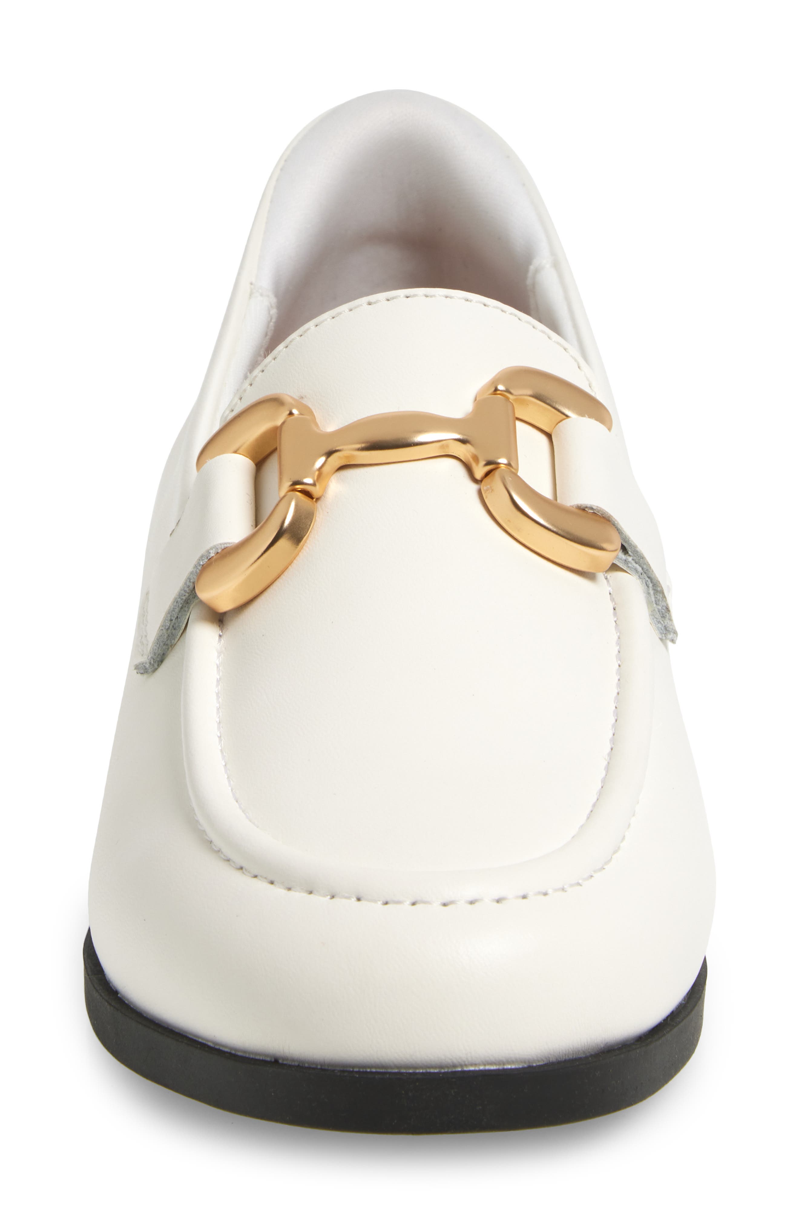 Marc Joseph New York Carmel Court Bit Buckle Loafer, Alternate, color, Ivory Napa