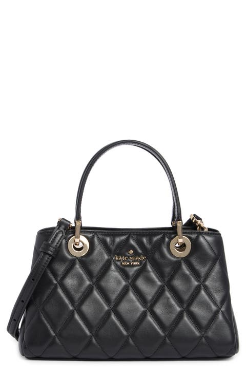 carey small quilted sullivan satchel bag