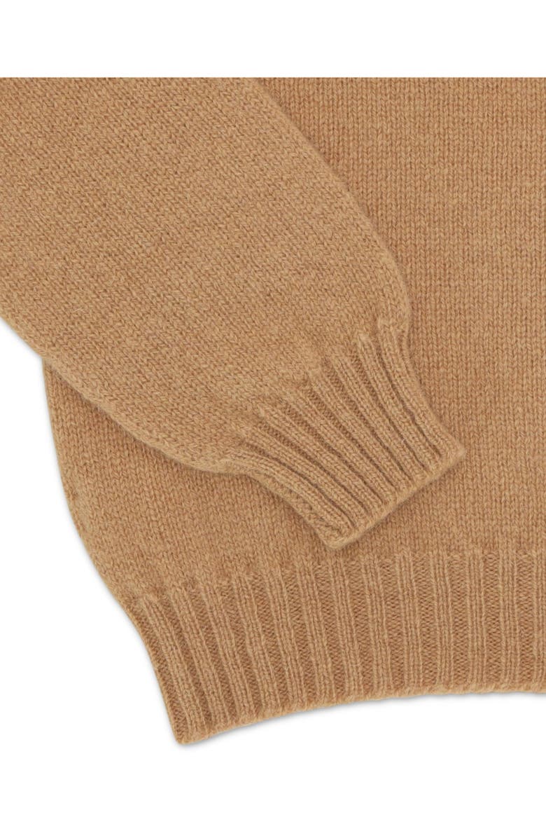 Fortela Shetland Crew Neck Sweater, Alternate, color, Light Brown