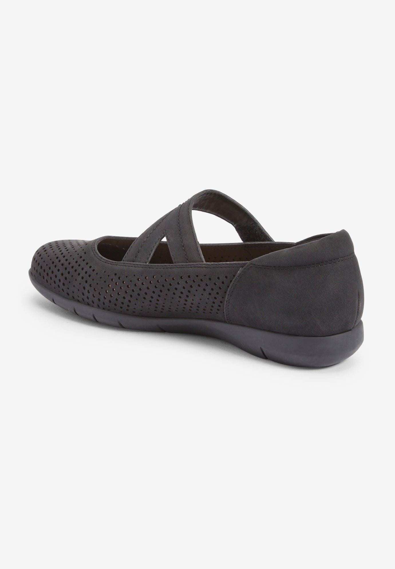 Comfortview The Ezra Flat, Alternate, color, Black