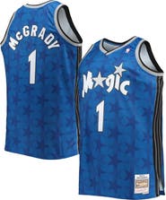 Mitchell & Ness Men's Mitchell & Ness Tracy McGrady Blue Orlando Magic Big & Tall 2000/01 Hardwood Classics Swingman Jersey