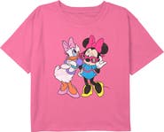 Mickey & Friends Girl's Mickey & Friends Daisy Duck and Minnie Mouse Sunglasses Graphic T-Shirt