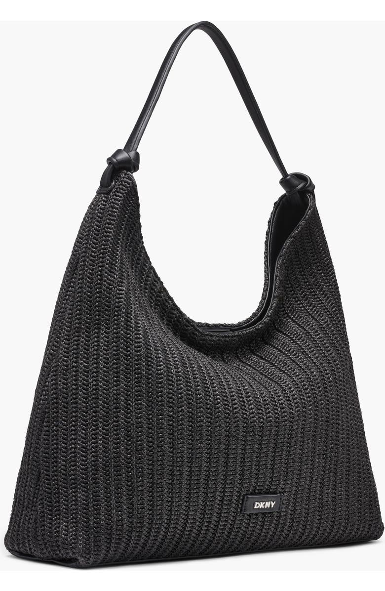 DKNY Paula Hobo, Alternate, color, Black/Silver