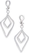 SAACHI Double Diamond Drop Earrings