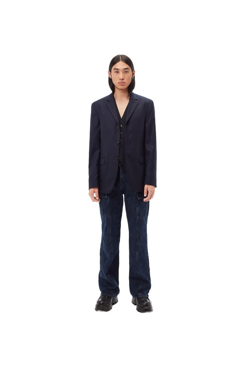 Men's Cashmere Blazer, Main, color, navy