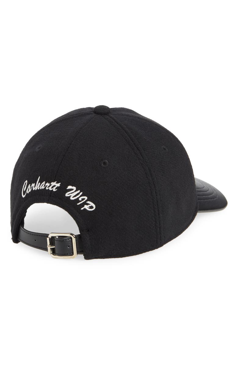 Carhartt Work In Progress Heart Train Mixed Media Baseball Cap, Alternate, color, Black / Black