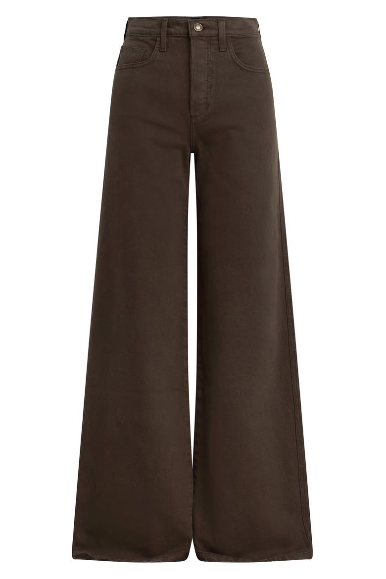 The Mischa Super High Waist Wide Leg Jeans, Alternate, color, ESPRESSO