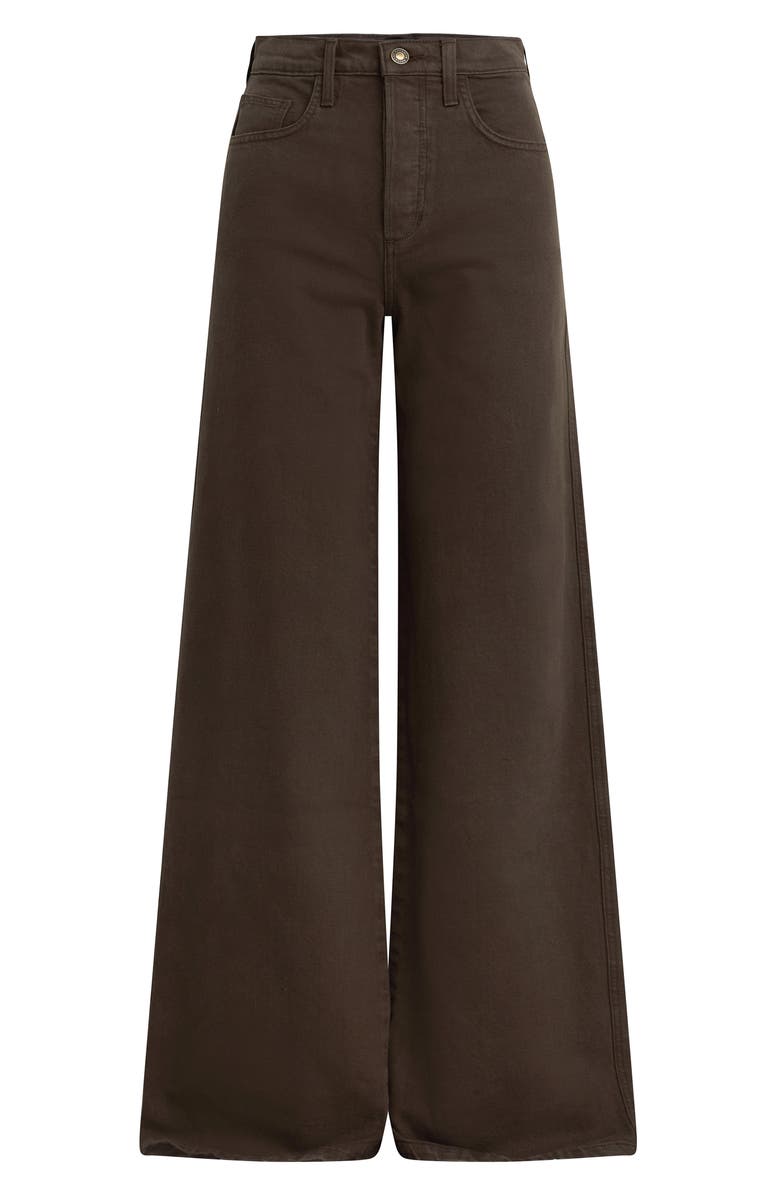 Favorite Daughter The Mischa Super High Waist Wide Leg Jeans, Alternate, color, Espresso