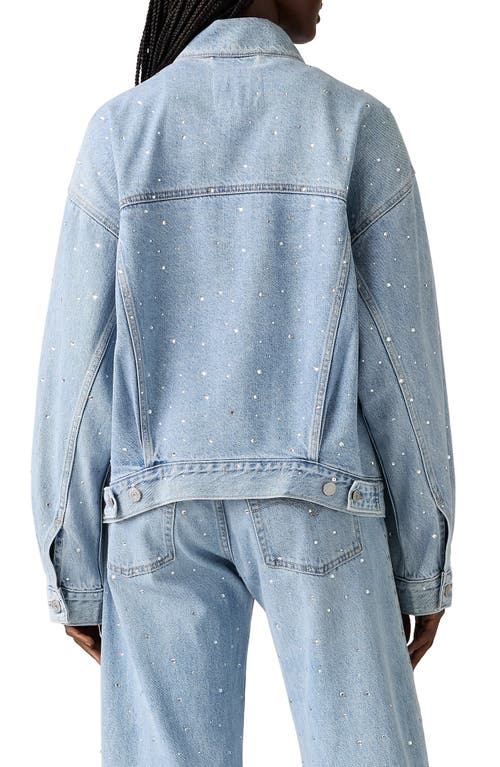 Levi's '90s Rhinestone Embellished Denim Trucker Jacket In Multi