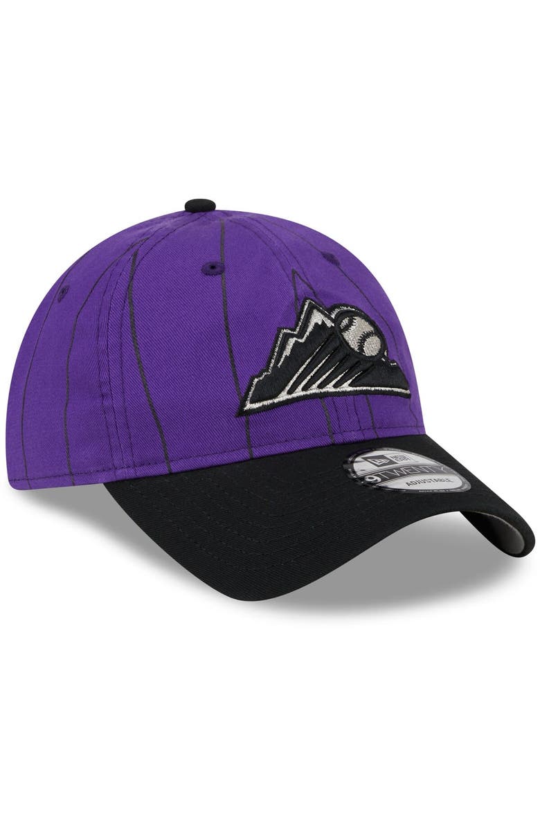 New Era Youth New Era Purple Colorado Rockies 2024 Batting Practice 9TWENTY Adjustable Hat, Alternate, color,