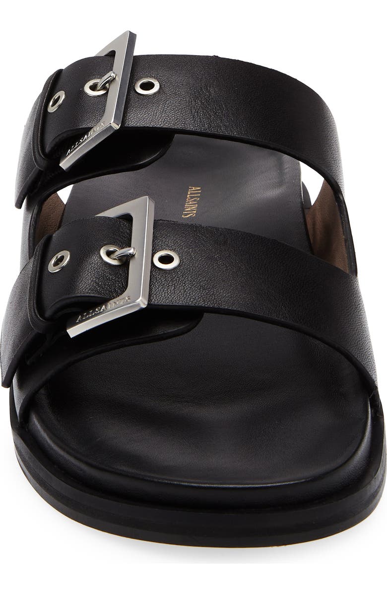 AllSaints Mia Double Strap Slide Sandal, Alternate, color,