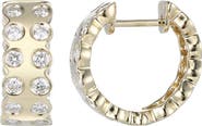 TYPE JEWELRY Leggo 2.0 Small Diamond Hoop Earrings