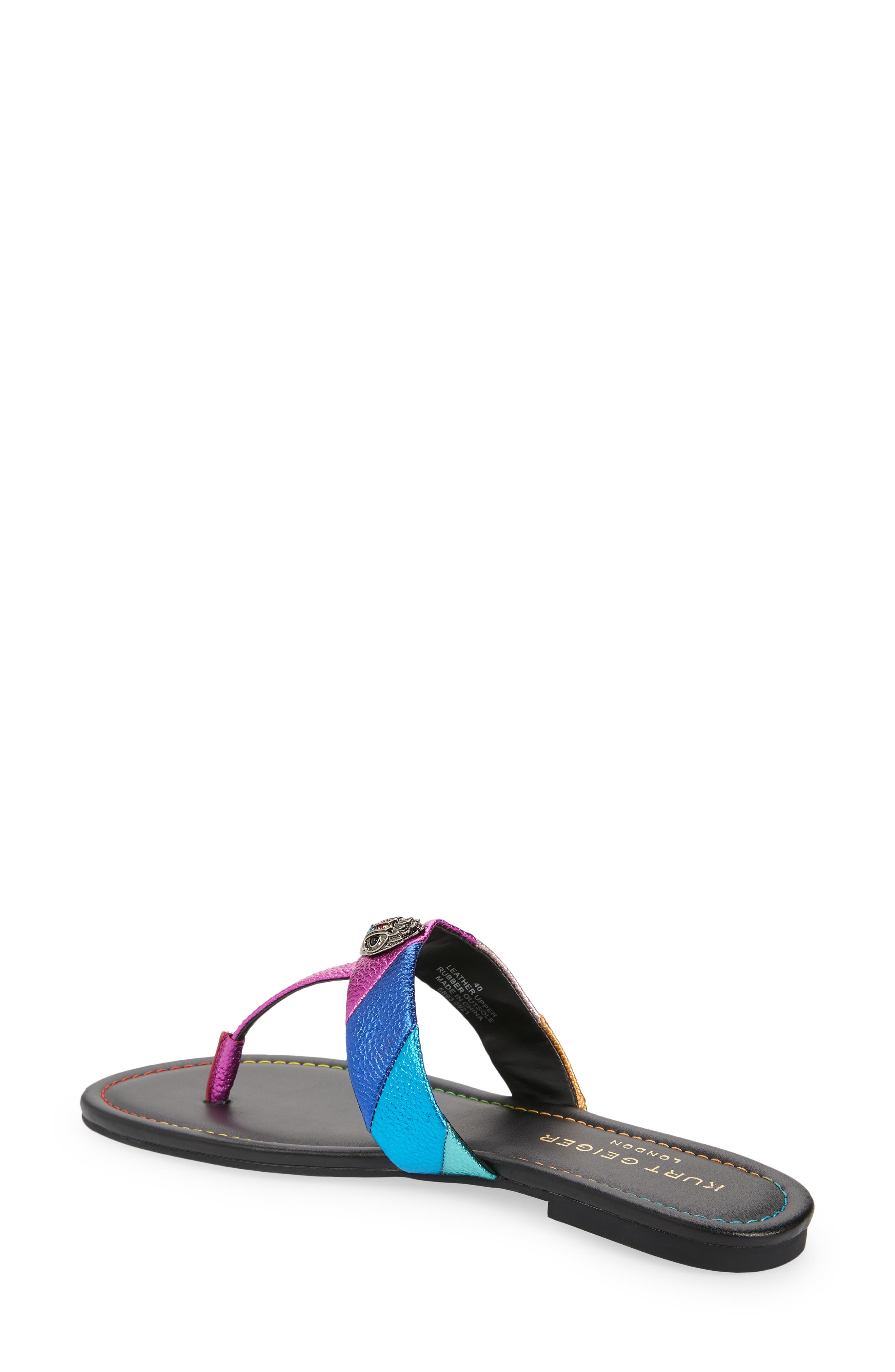 Kensington T-Strap Sandal, Alternate, color, PINK MULTI