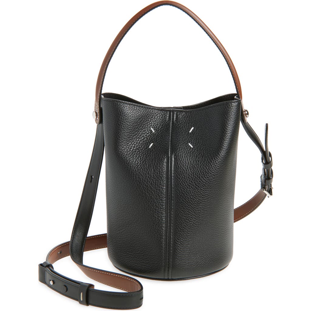 Maison Margiela Dress-age Leather Bucket Bag