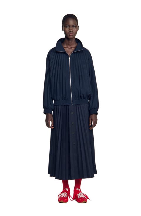 Pleated jacket