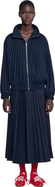 SANDRO Pleated jacket