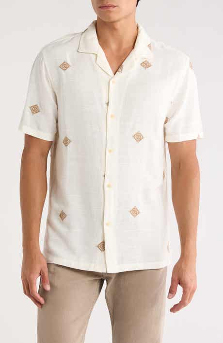 INDUSTRY REPUBLIC CLOTHING Embroidered Camp Shirt