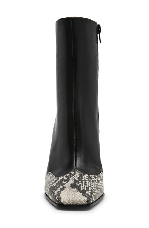 Steve Madden Lyle Cap Toe Bootie In Black