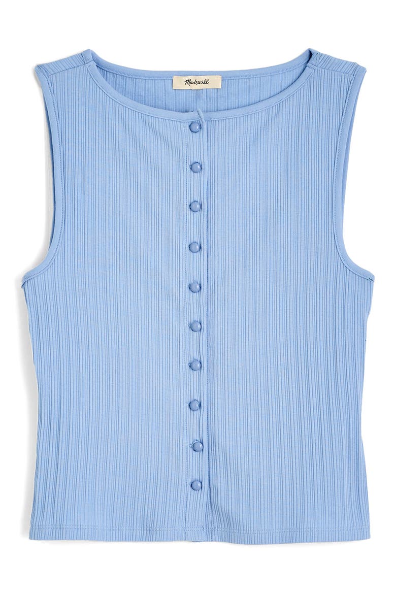Rib Crewneck Vest Tank, Alternate, color, TRANQUIL BLUE
