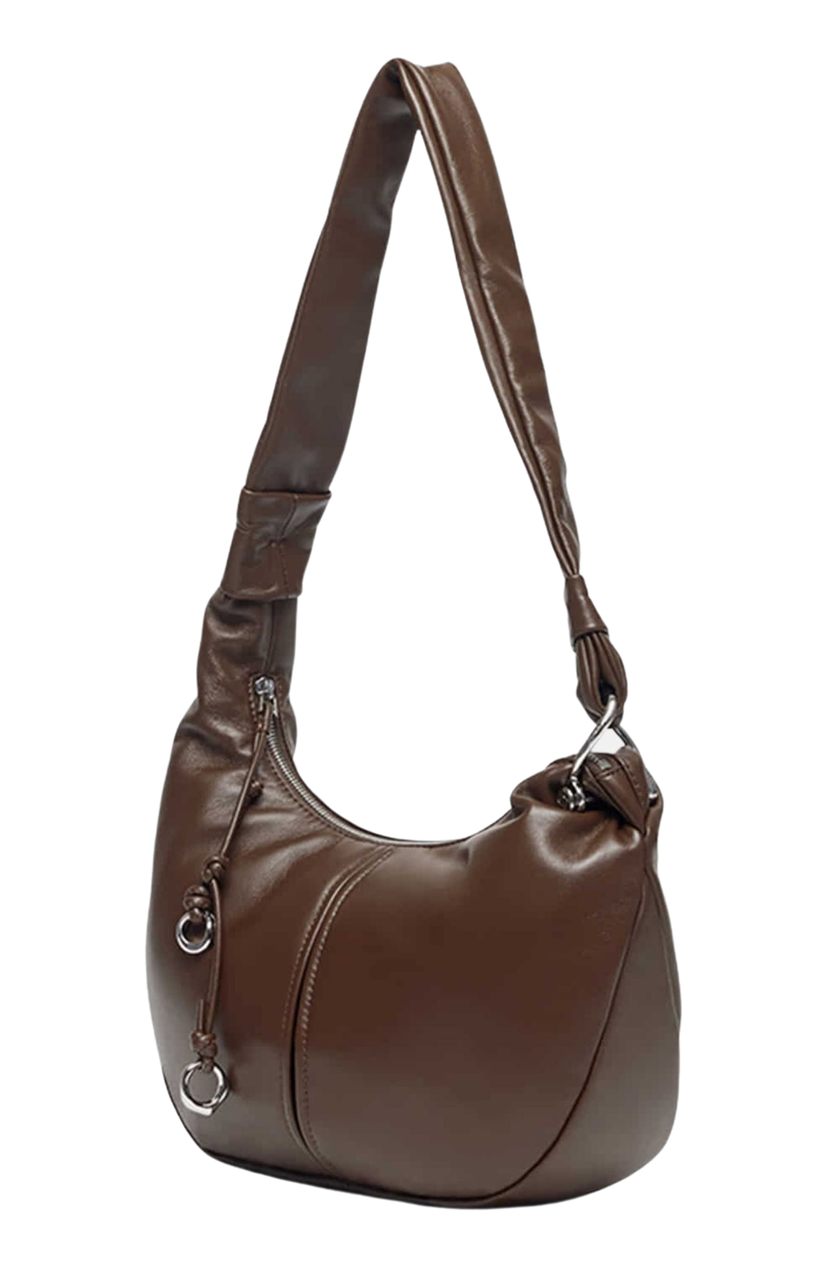 Oryany Becca Leather Shoulder Bag, Alternate, color, Nutty Brown