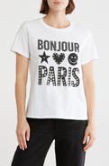 Cinq à Sept Heatset Bonjour Paris T-Shirt