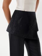 Alas Silk-wool Embroided Mini Skirt