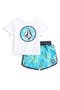 Jersey Graphic T-Shirt & Swim Shorts Set
