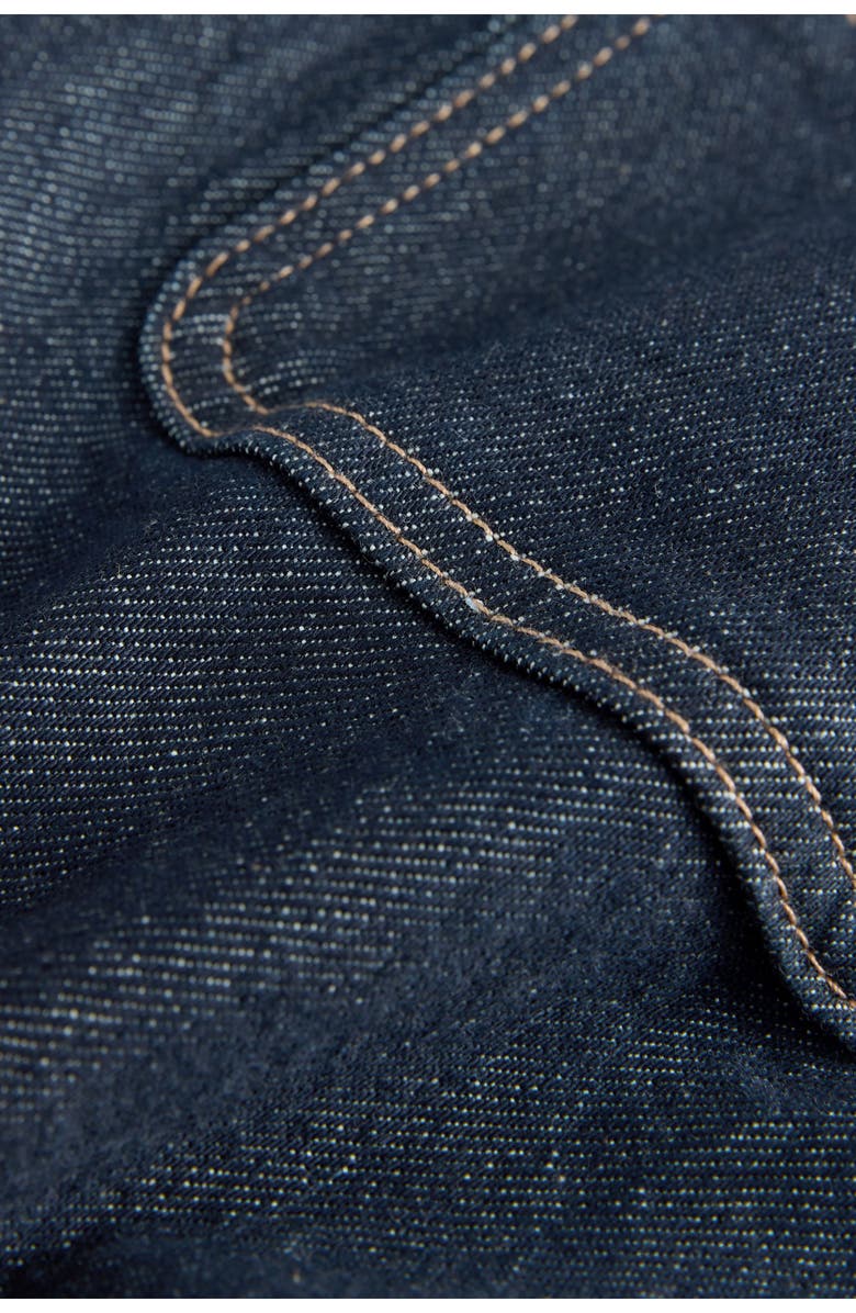 NEXT Patch Pocket Denim Miniskirt, Alternate, color, Blue