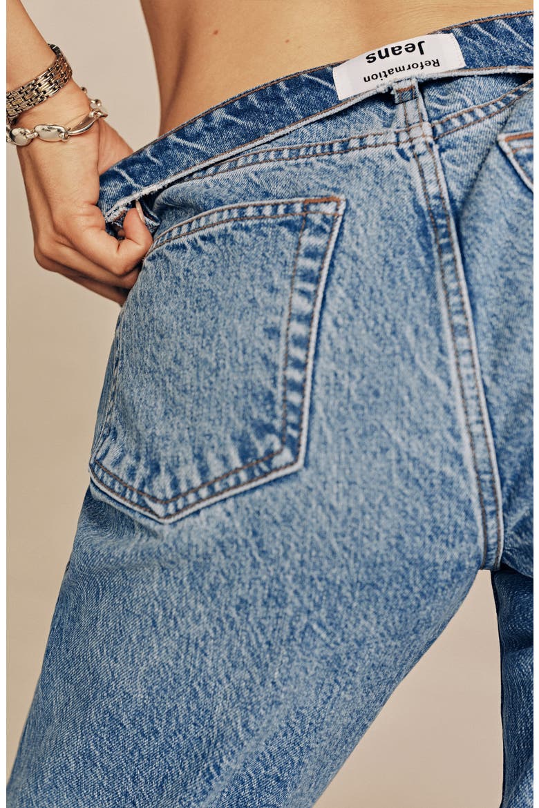 Val Baggy Distressed Straight Leg Jeans, Alternate, color, COLORADO