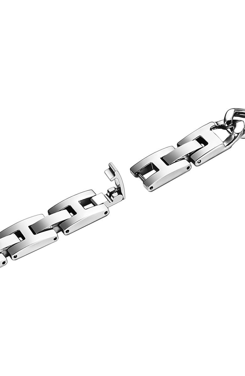 The Posh Tech Nikki Stainless Steel Apple Watch<sup>®</sup> Watchband, Alternate, color, Silver