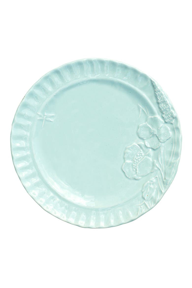 Pietra Fiori Salad Plate, Main, color, BLUE