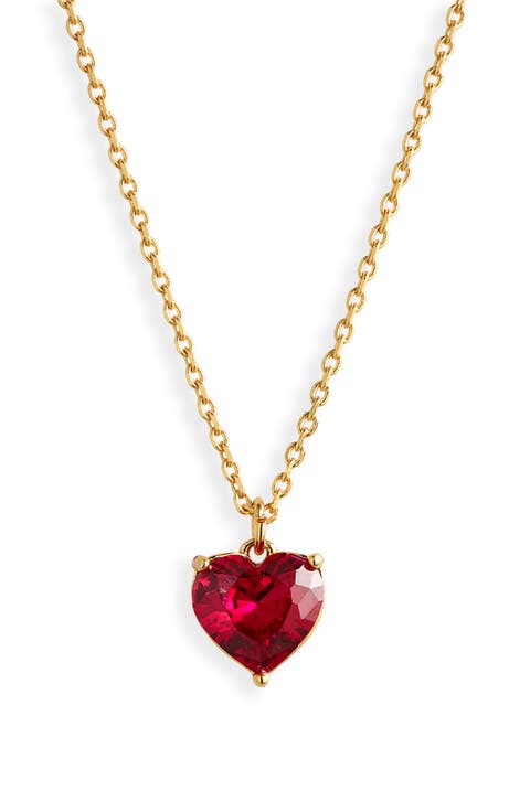 my love birthstone heart pendant necklace
