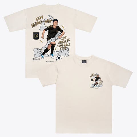 Unisex Peace Collective Son Heung-Min Cream LAFC Player Graphic Premium T-Shirt