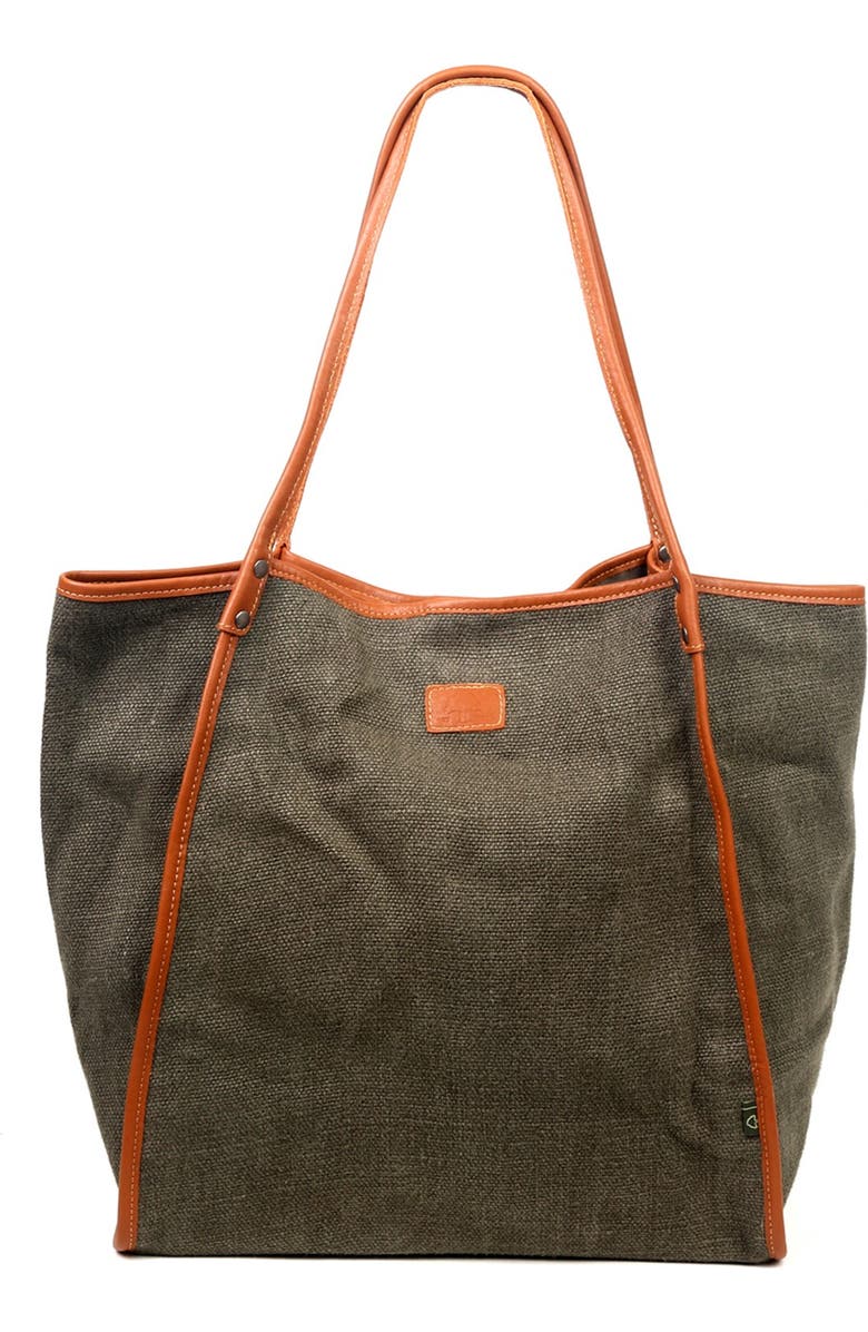 THE SAME DIRECTION Pine Hills Canvas Tote Bag, Main, color,