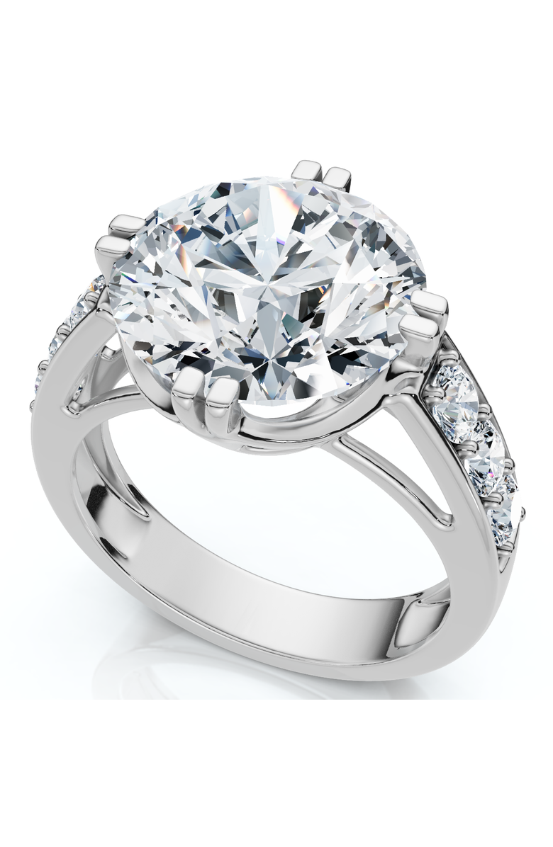 Bliss Diamond Certified 5 1/2Ct Bauer Diamond Engagement Ring 14k Gold or Platinum Lab Grown, Alternate, color, 14K White Gold