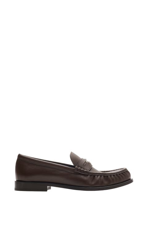 Leather Cadet Loafers