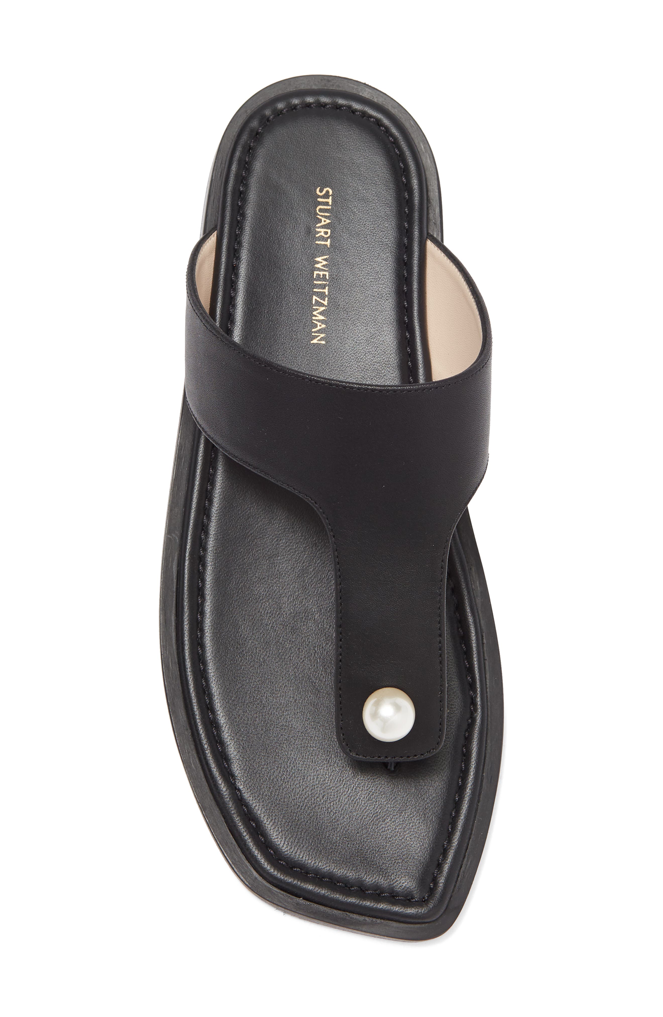 Stuart Weitzman Goldie Flat Sandal, Alternate, color, 