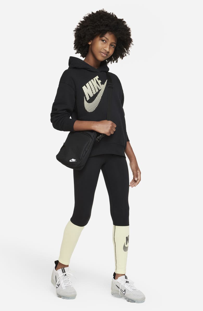 Nike Kids' Dot Logo Hoodie, Alternate, color, 