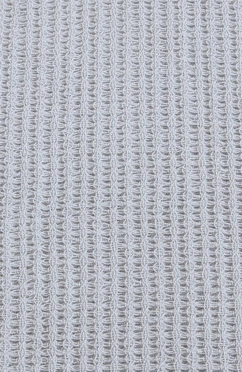 Calvin Klein Home Cotton Honeycomb Weave Blanket In Blue