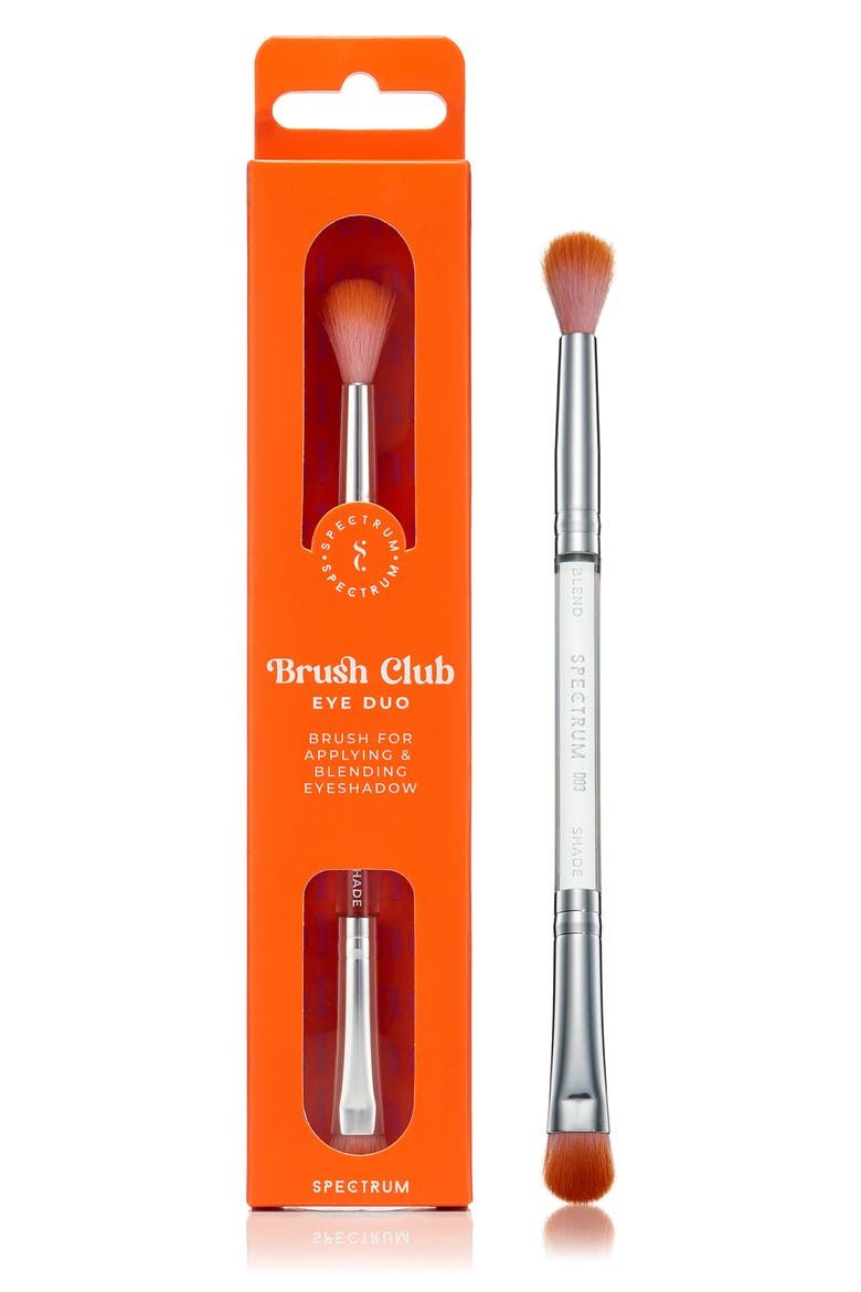 Brush Club Eye Duo Brush, Main, color, ORANGE