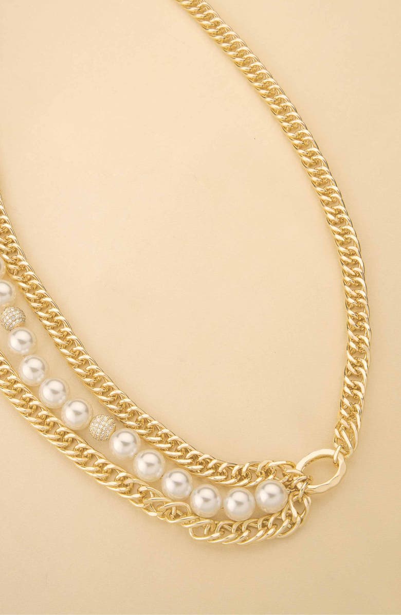 Ettika Layered Belly Chain, Alternate, color, Gold