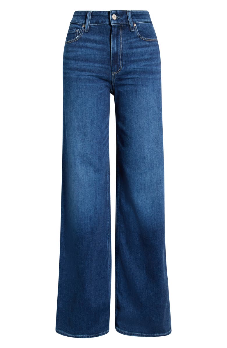 PAIGE Anessa High Waist Wide Leg Jeans, Main, color, Neutra