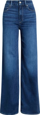 PAIGE Anessa High Waist Wide Leg Jeans