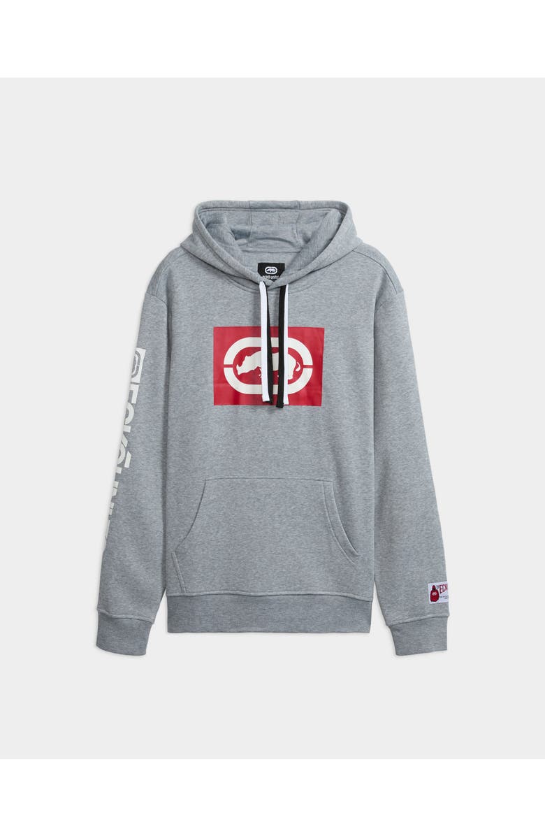 ECKO Iconic Logo Hoodie, Main, color, Grey Heather