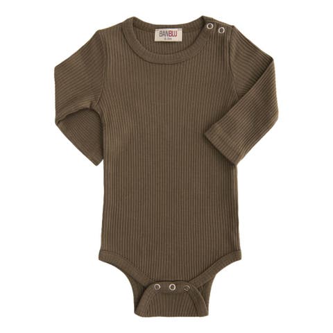 Long Sleeved Modal Bodysuit (Baby)