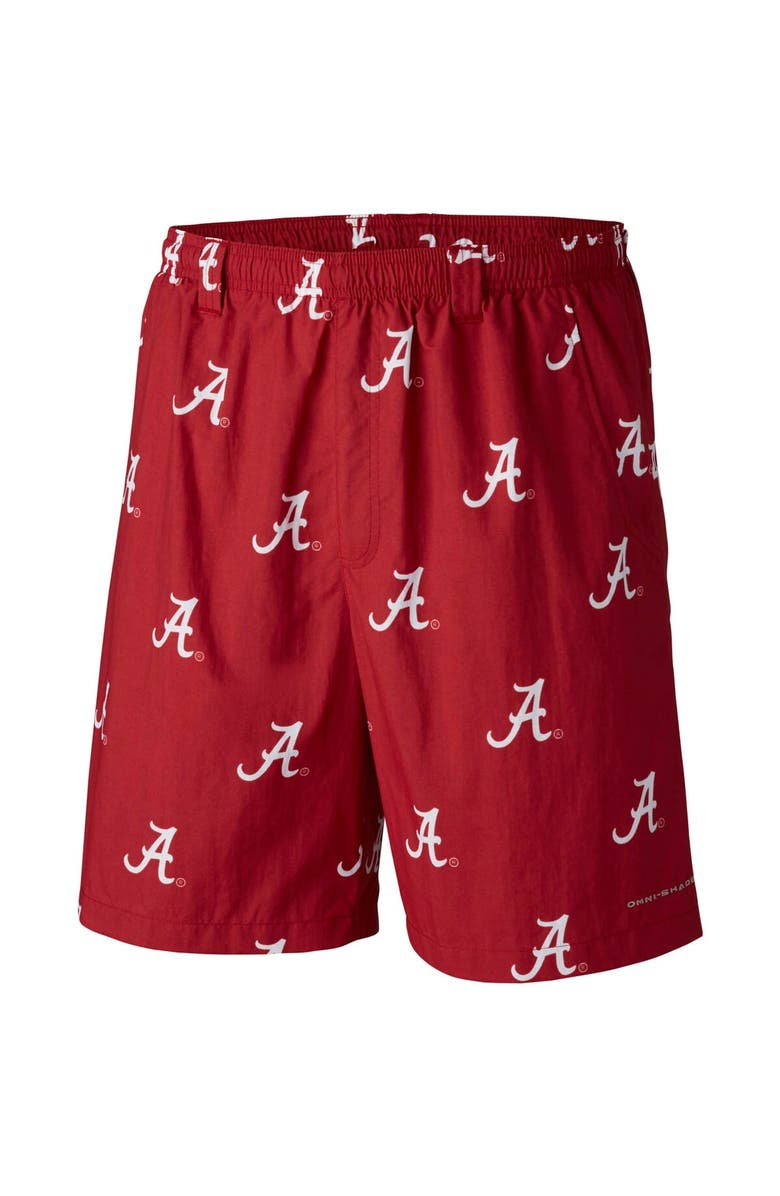 Columbia Men's Columbia Crimson Alabama Crimson Tide Big & Tall Backcast Shorts, Main, color, Crimson