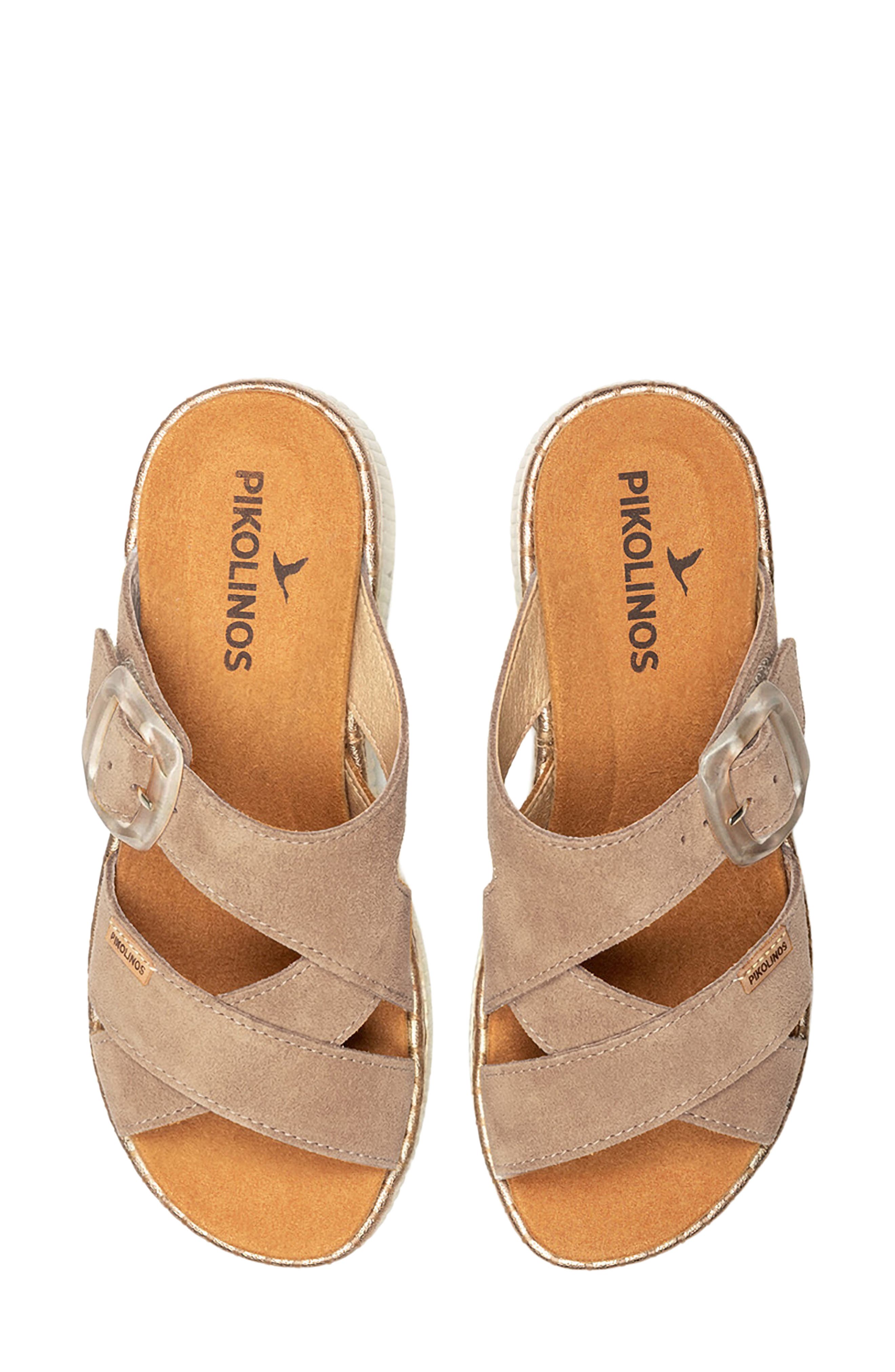 PIKOLINOS Gomera Wedge Sandal, Alternate, color, Desert