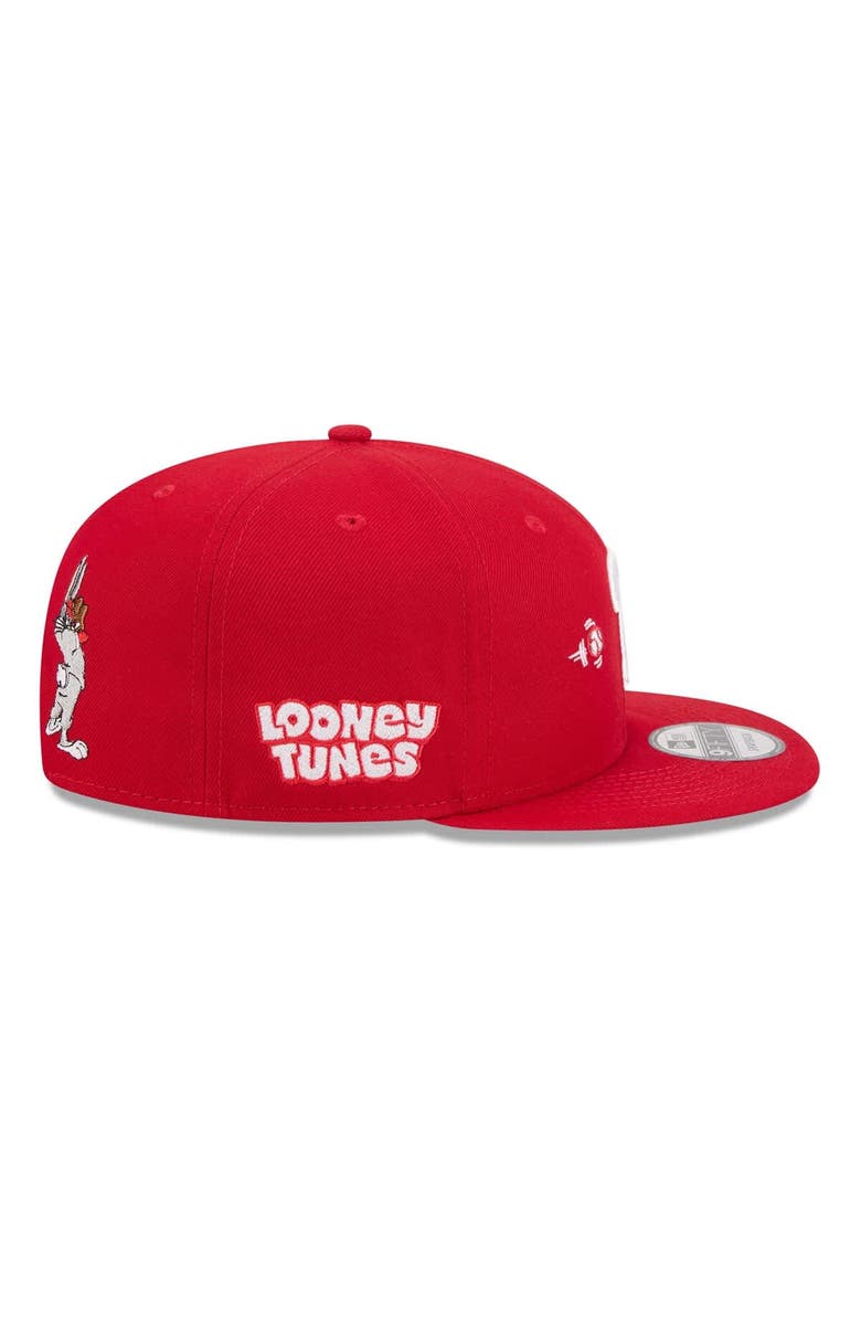 New Era Men's New Era Red Philadelphia Phillies Looney Tunes Bugs Bunny 9FIFTY Snapback Hat, Alternate, color, Red