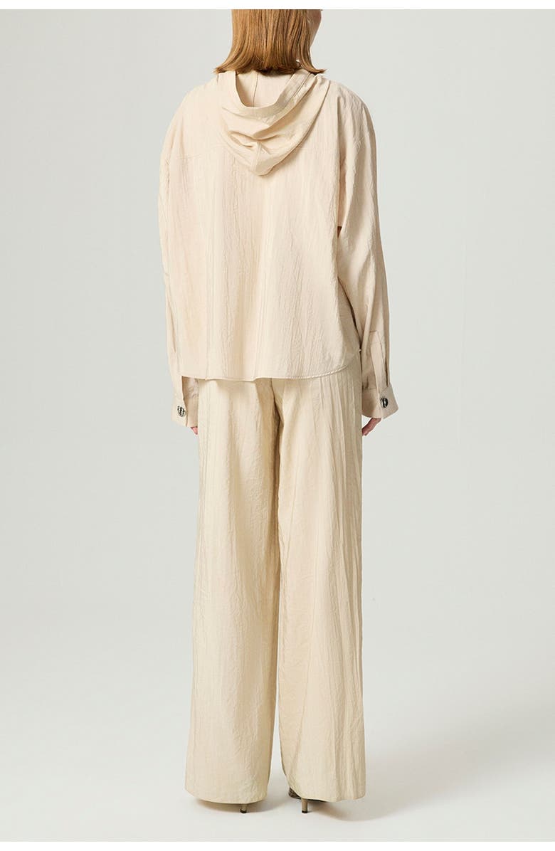 Nocturne Drawstring-Waist Relaxed Pants, Alternate, color, Ivory